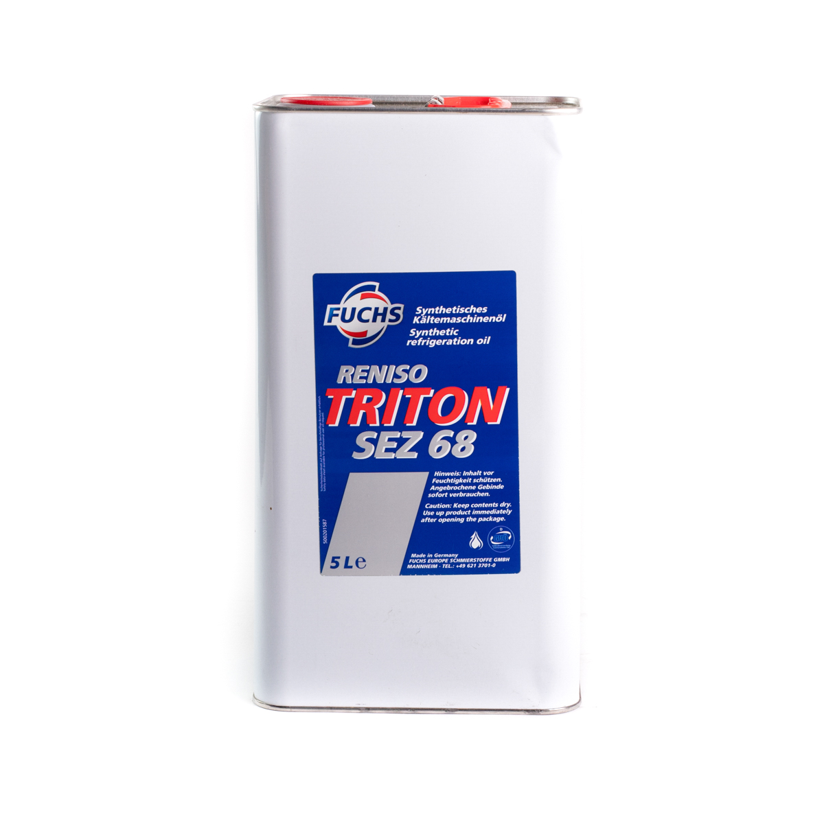 Главное фото товара Масло синтетическое Fuchs Reniso Triton SEZ68 (5,0л) POE