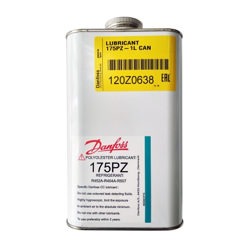 Масло синтетическое Danfoss POE175PZ (1,0л) POE32, R404A, R507, R407, R134A, R448A, R449A и R452A