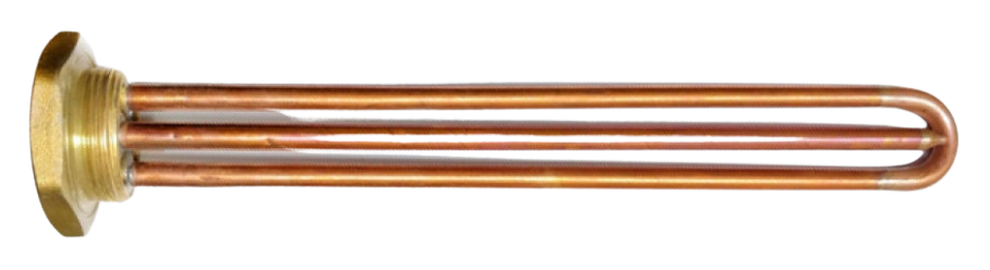 Главное фото товара ТЭН водонагревателя 1500W резьба D42мм L290мм RDT M6 (медь +латунь)
