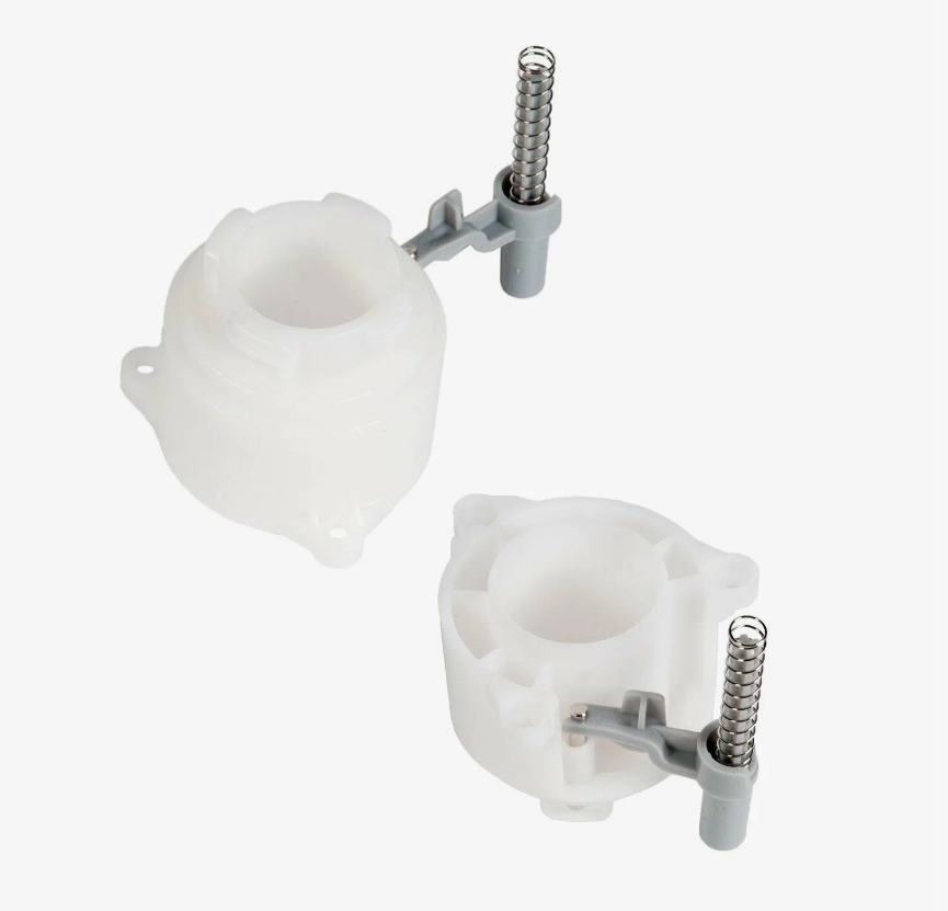 Держатель корпуса шнека мясорубки Bosch MFW6.., Siemens, Philips, Zelmer, Vitek (комплект)