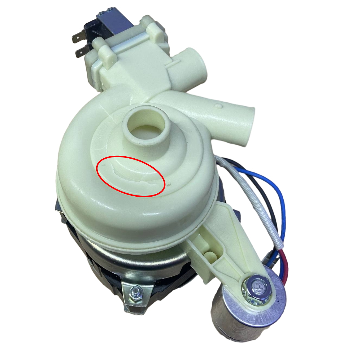 Циркуляционный насос посудомоечной машины Haier, Teka 012G9380538У, оригинал (УЦЕНКА)