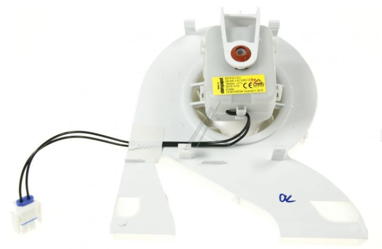 Вентилятор в сборе для холодильника Gorenje, Asko, Smeg 566187, 699250179, оригинал