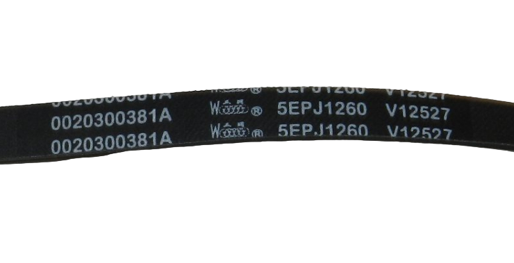 Ремень 1260 J5 Optibelt стиральной машины Haier, Candy L1195мм 0020300381A, оригинал