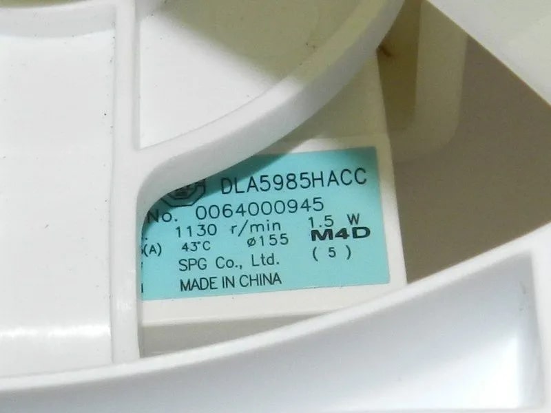 Вентилятор в сборе холодильника Haier, Candy DLA5985HACC, 1120 об\мин, DC13V, 3,3W, 0060836571, ориг