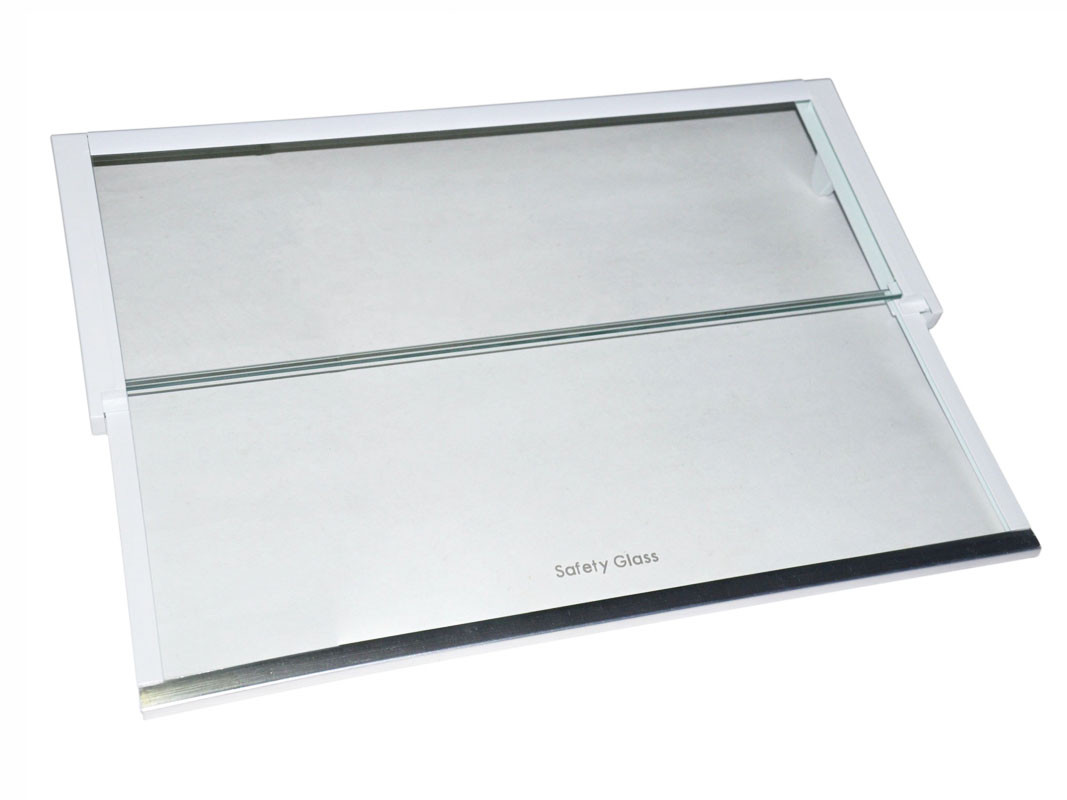 Полка стеклянная холодильника Haier(White) складная 490х375 0530024986, оригинал
