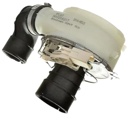 ТЭН в сборе с улиткой 1800W посудомоечной машины Electrolux, Zanussi, AEG 140002162174