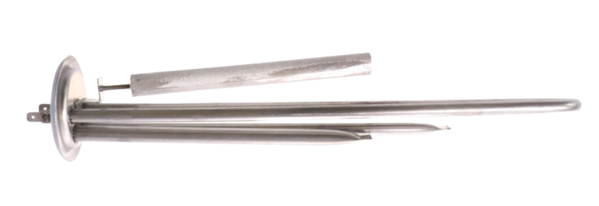 ТЭН водонагревателя + анод 1300W D64мм L295мм 220V М4 RF (нерж.) клеммы под разъем Thermex