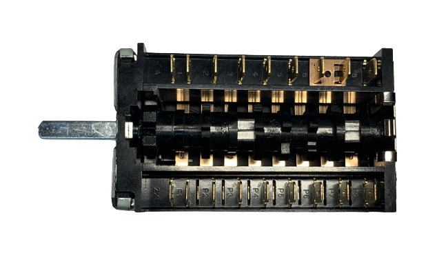 Переключатель духовки Electrolux, EGO 42.09000.026, 9 поз., шток L23мм, 3427564020, 3427564012
