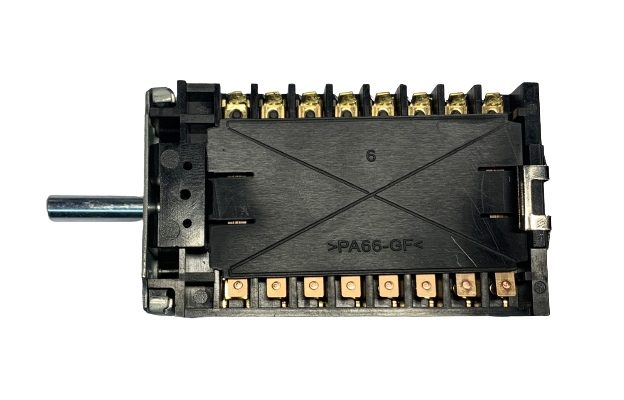 Переключатель духовки Electrolux, EGO 42.09000.026, 9 поз., шток L23мм, 3427564020, 3427564012