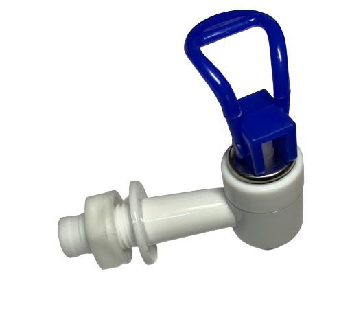 Кран кулера штуцер наружная резьба (синий)