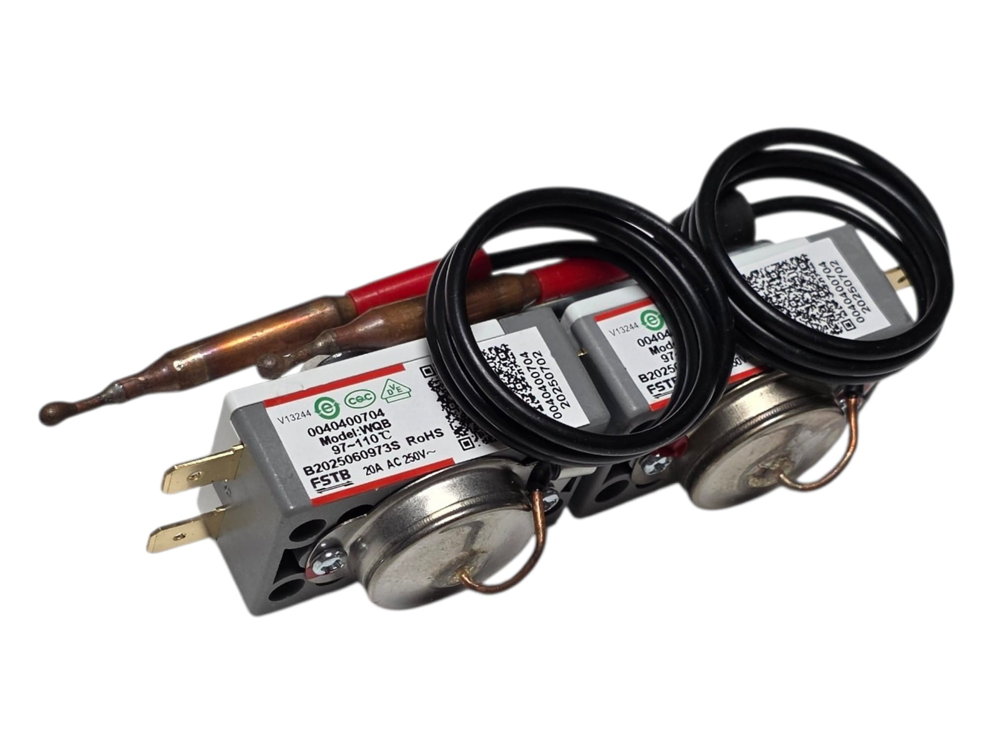 Термостат водонагревателя Haier защитный (97-110°C, 20А, 250V) 0040400704, оригинал