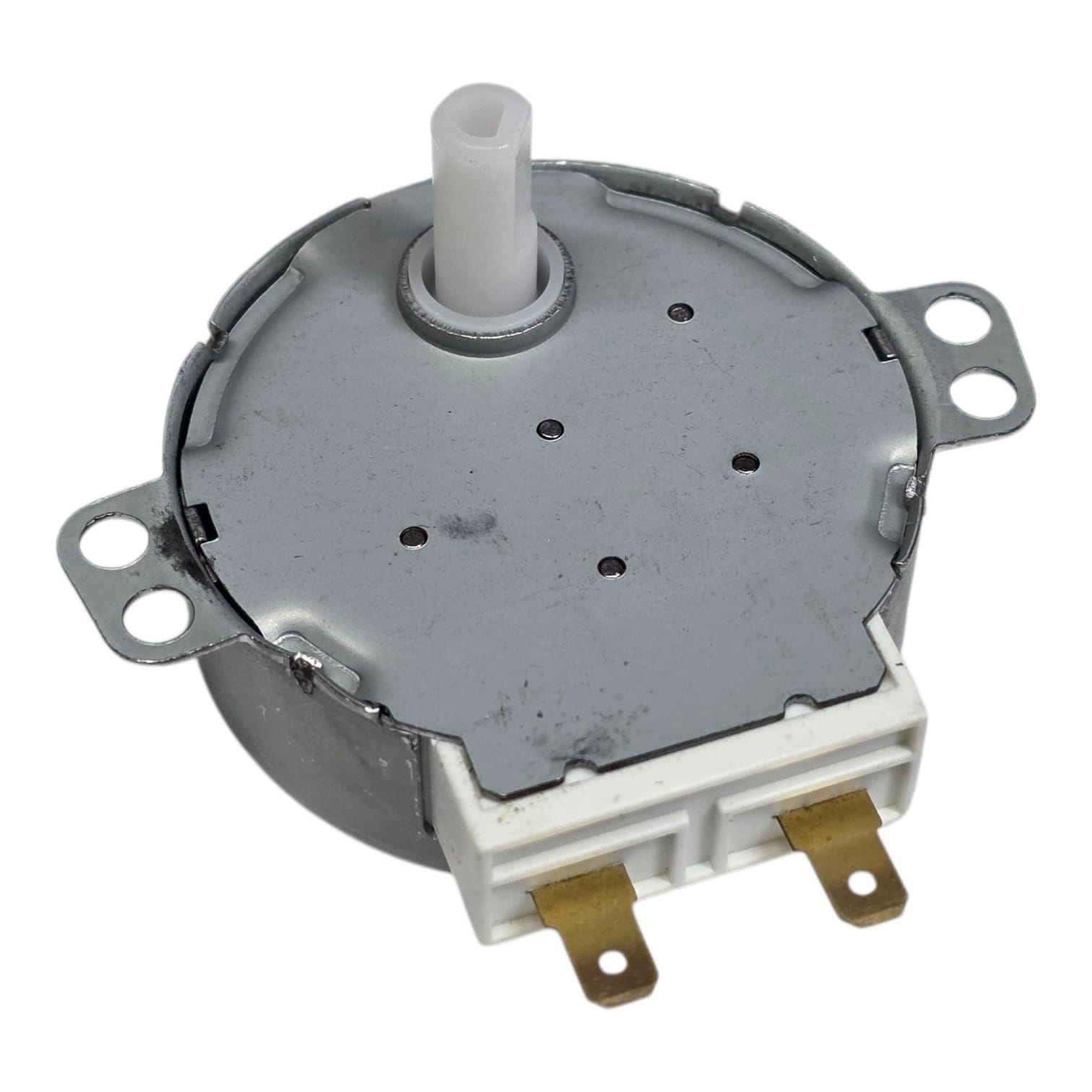 Двигатель вращения тарелки СВЧ (220V, 4W, 5/6RPM, MA0913W/49TYZ-A2, шток-14мм, пластик) MA0913W