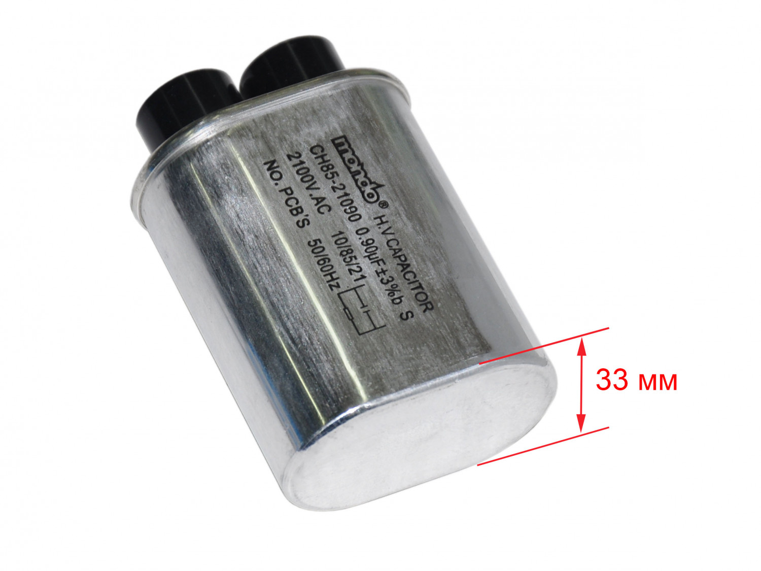 Конденсатор СВЧ-печи 0.90mF/2100V