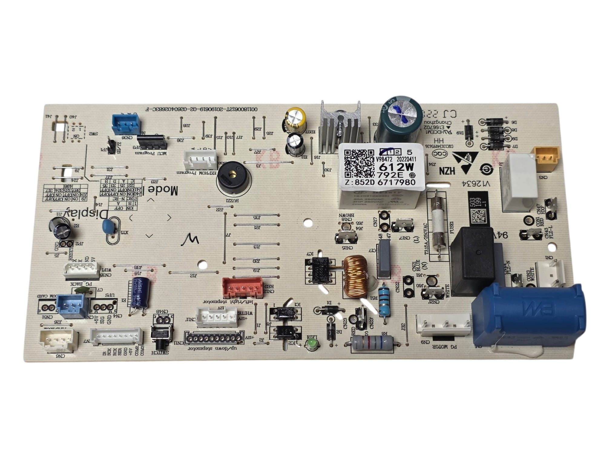 Электронный модуль управления внутреннего блока кондиционера Haier A0011800612W, оригинал