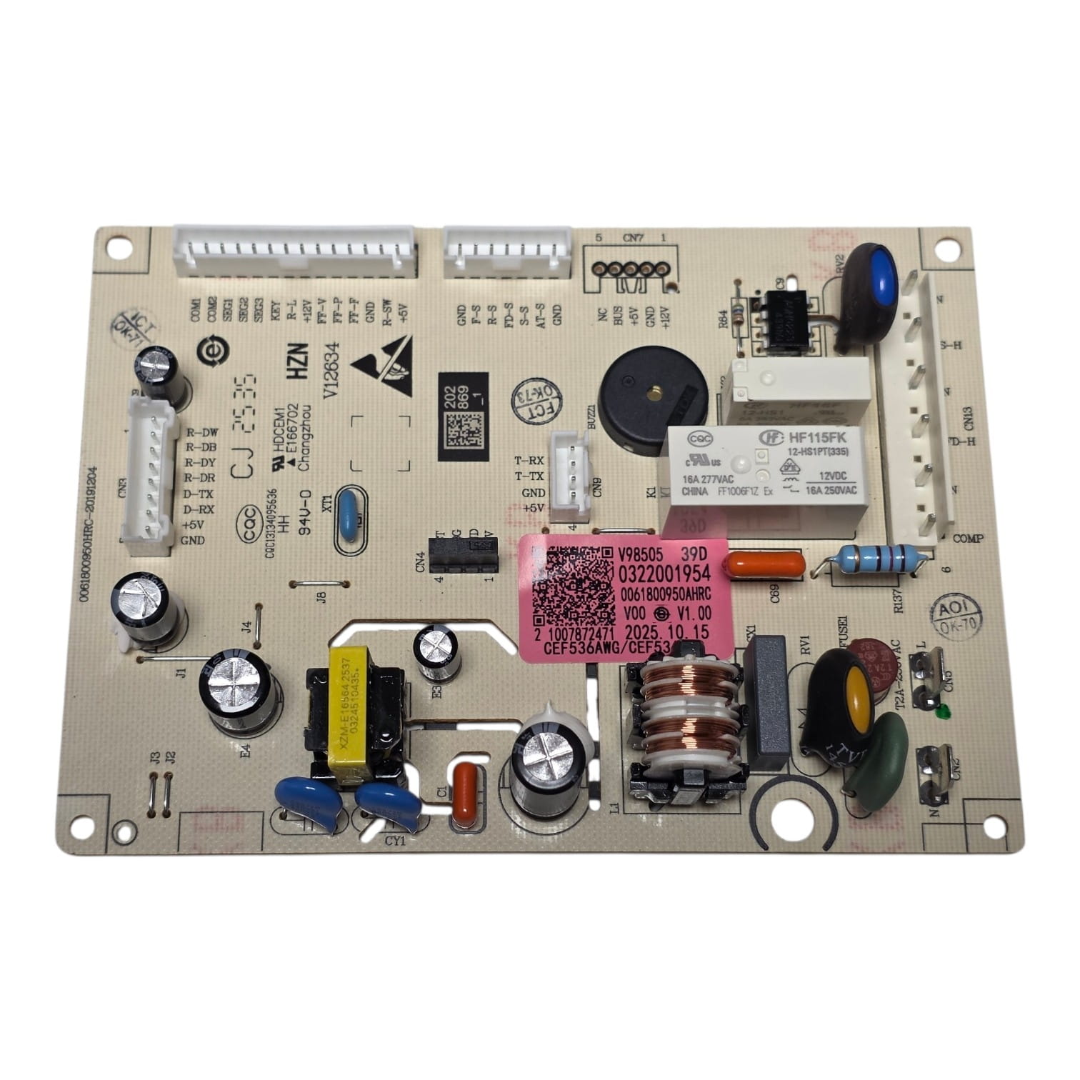 Электронный модуль холодильника Haier 0061800950AHRC, оригинал