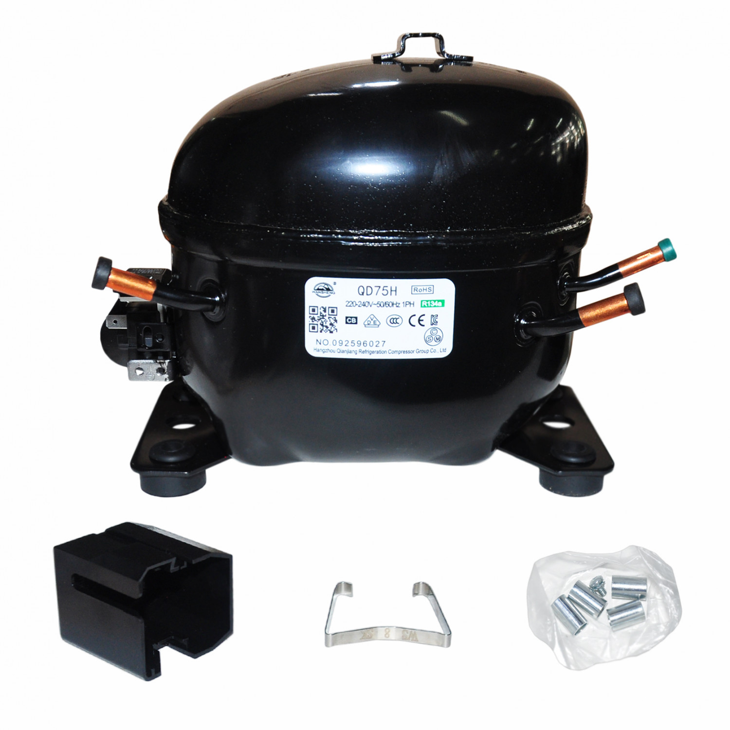 Компрессор R134 Wansheng QD75H 180w/-23.3`C