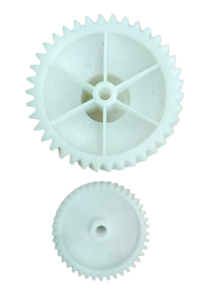 Шестеренки мясорубки Bork (2шт) M700 D66/24, H35/14, 9 и 41 косой зуб, D82 H82/18, 38 кос зуб
