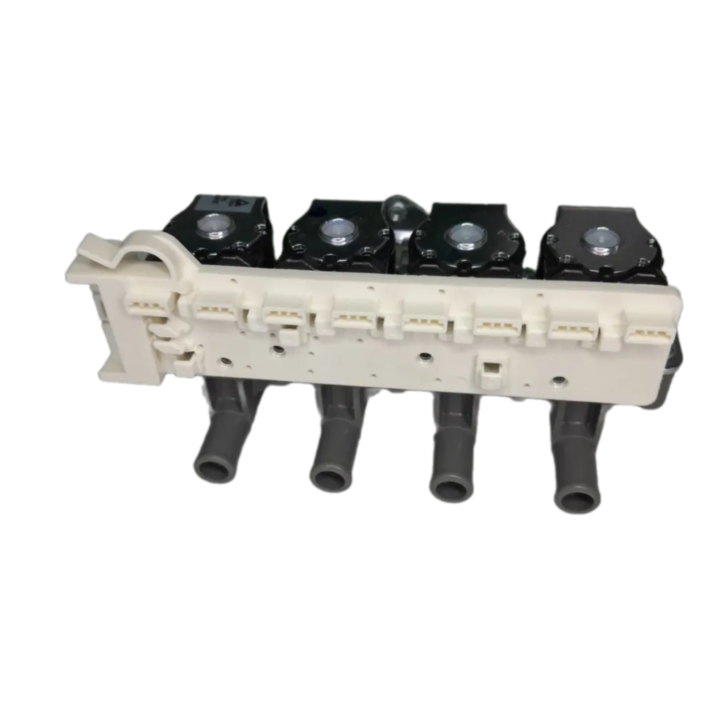 Клапан заливной 4х180 стиральной машины Haier (колодка) 0024000405C