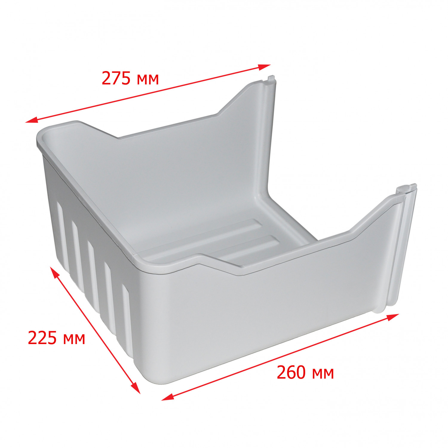 Ящик для фруктов холодильника Indesit, Ariston, Stinol C00857206, оригинал