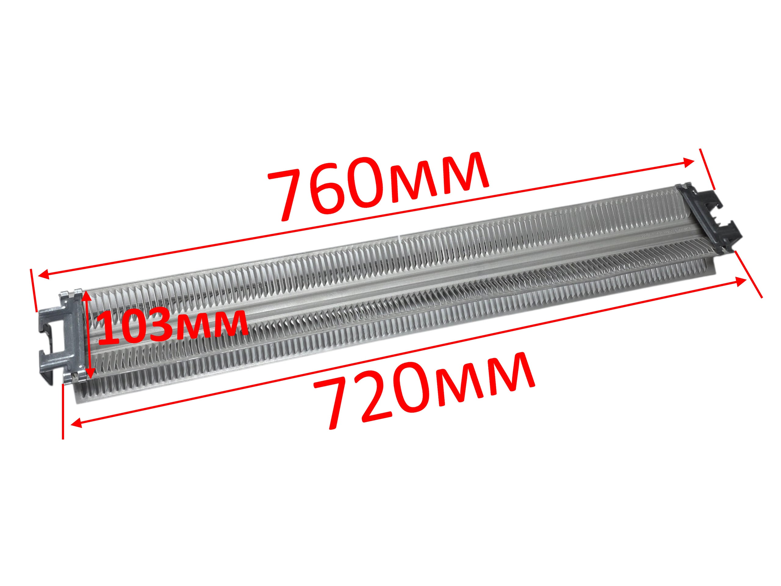 ТЭН электро конвектора Х-образный 2000W L720мм 220V 2 контакта HC-1169376