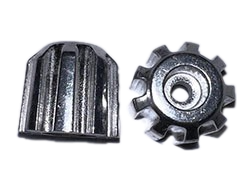 Втулка шнека мясорубки Moulinex HV-10 в сборе H25,3мм D29мм 9 зубьев MS036