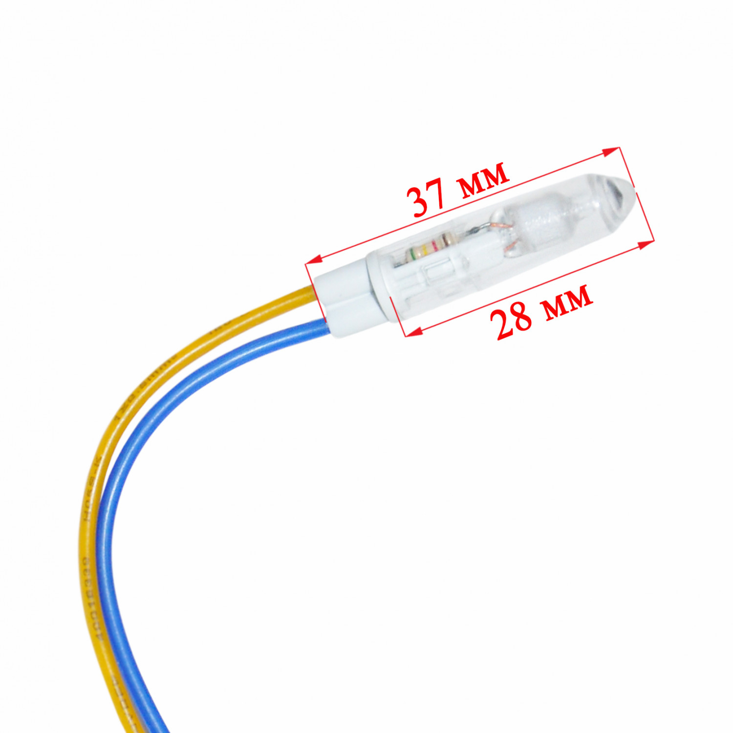 Лампа индикаторная для холодильника Стинол, Indesit, Ariston с проводами C00851057, C00851058