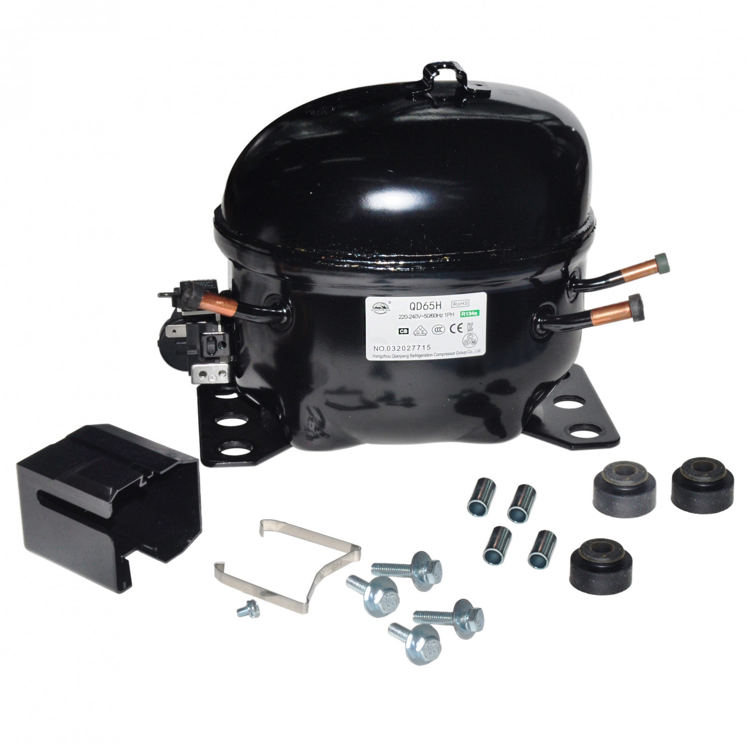 Компрессор R134 Wansheng QD65H 168W/-23.3`C, Китай