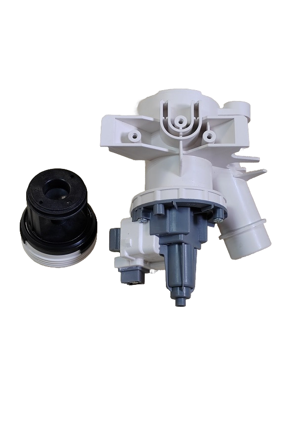 Насос сливной B12-6A в сборе с улиткой стиральной машины Haier, Candy 0530081813, оригинал