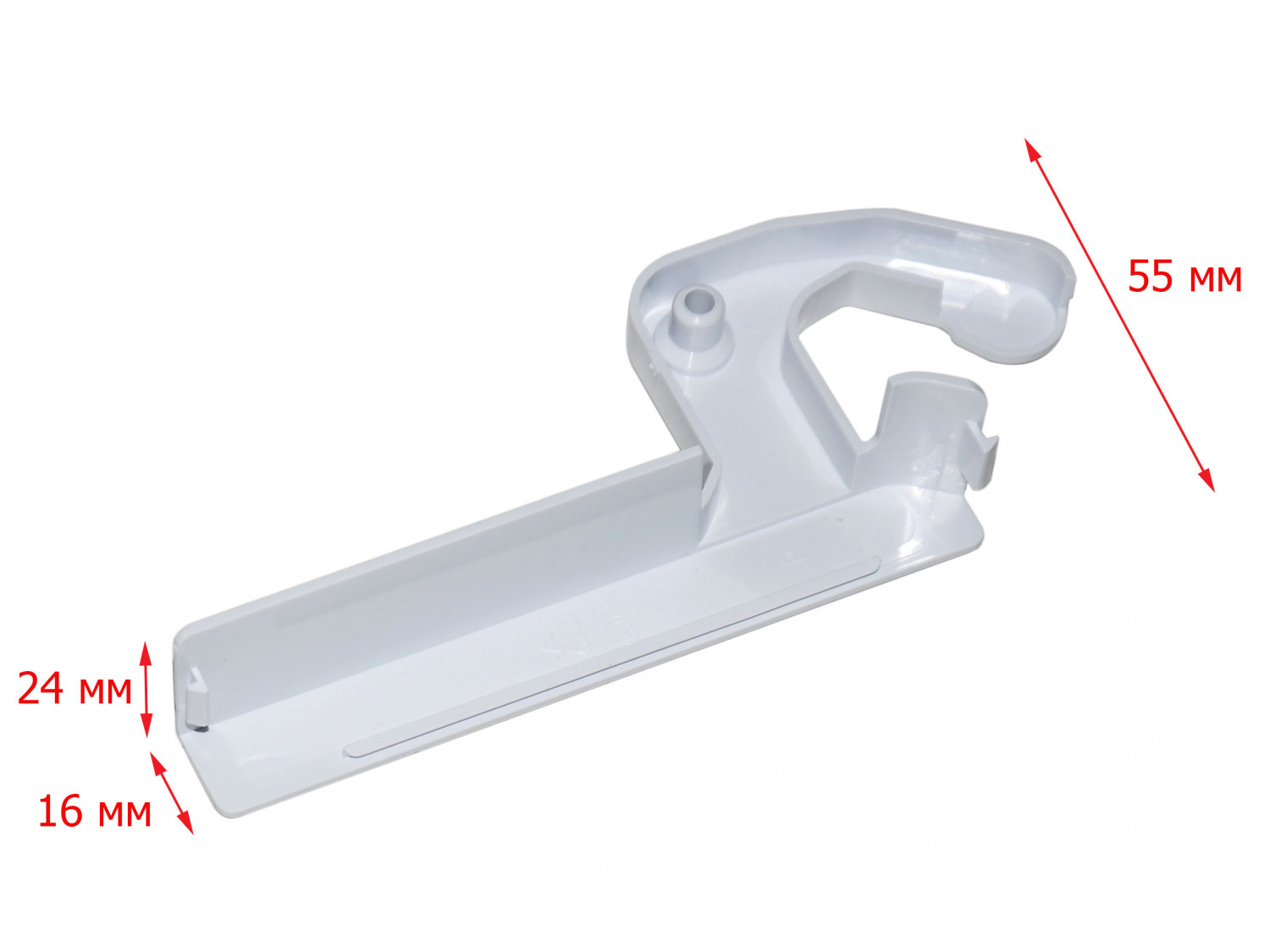 Крышка правой верхней петли холодильника Beko белая 4853140100