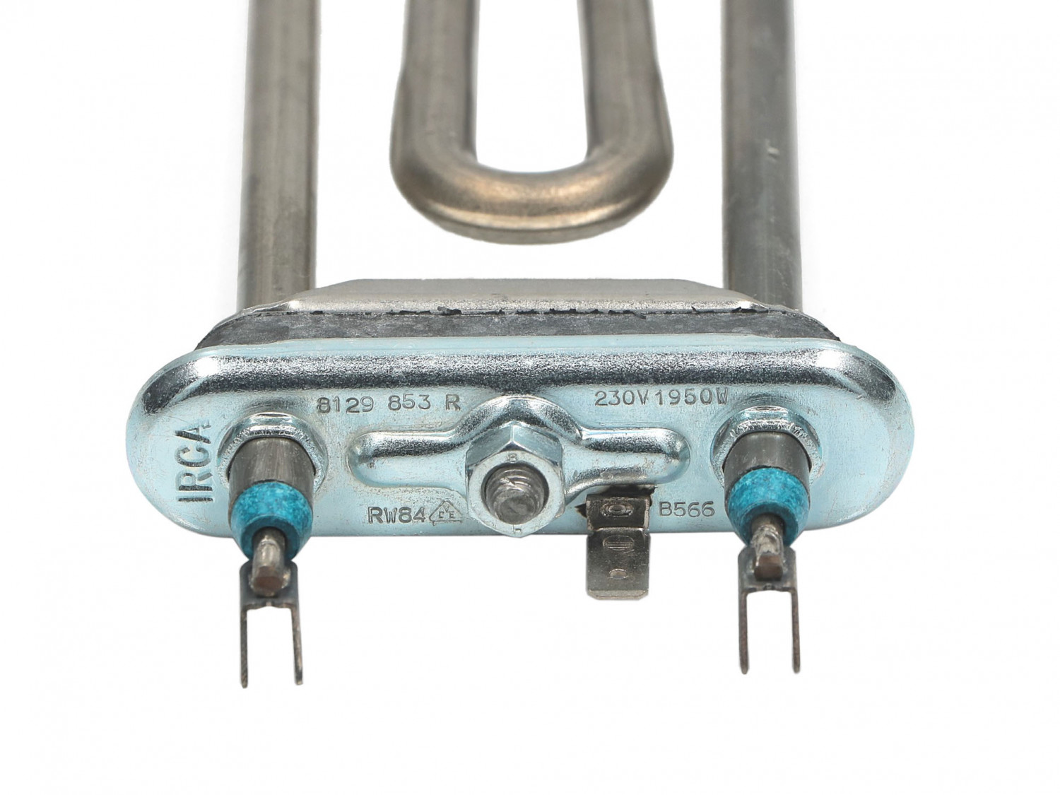 ТЭН стиральной машины 1950W L235мм прямой без отверстия Electrolux, Zanussi, AEG