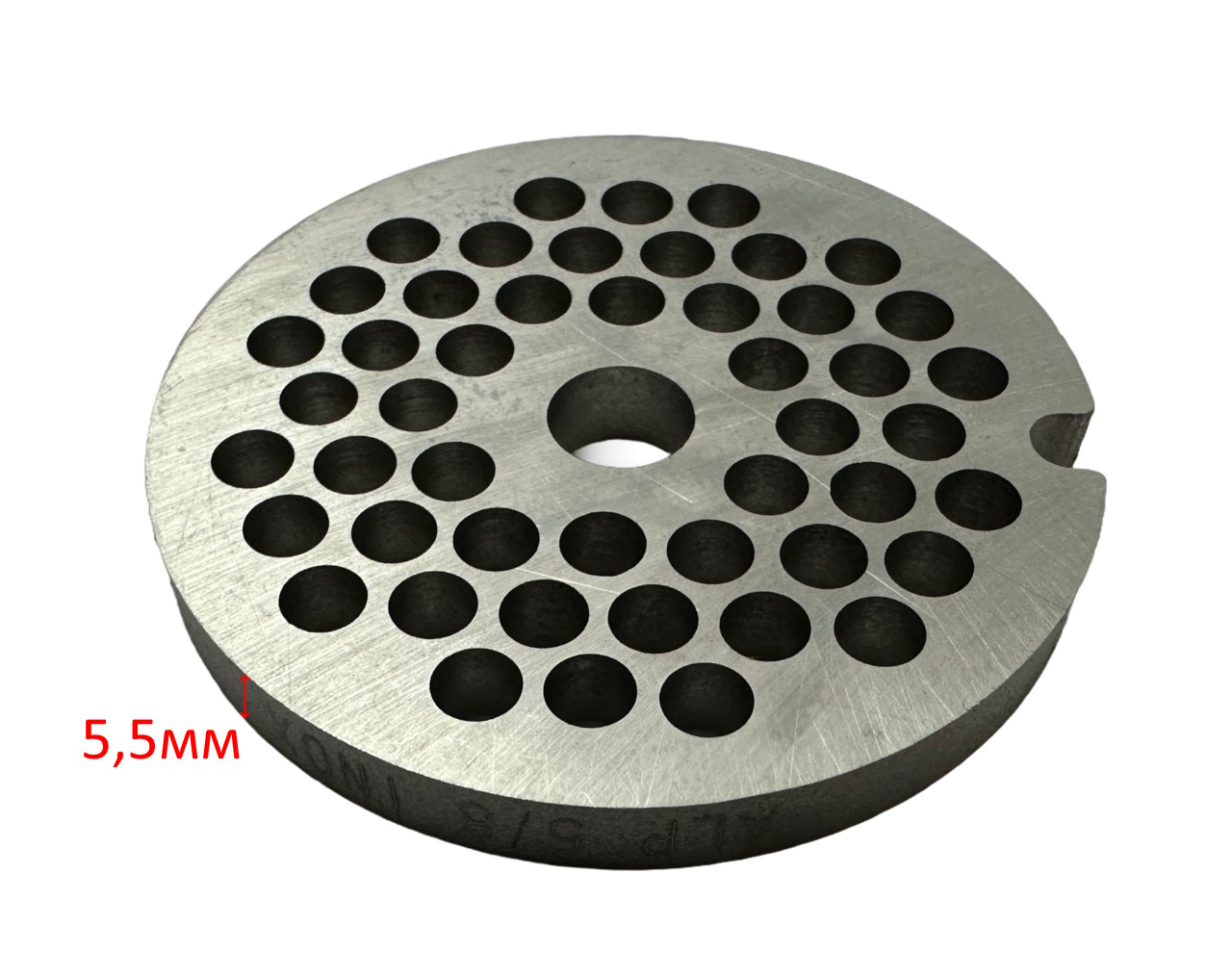 Нож-решетка мясорубки Bosch Braun средняя D53/4,5мм 00629050