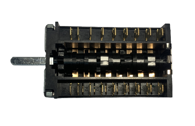 Переключатель духовки Electrolux, 42.07001.005, 7 поз., шток 23мм, 16A Зам. 3570285027, 3570285019