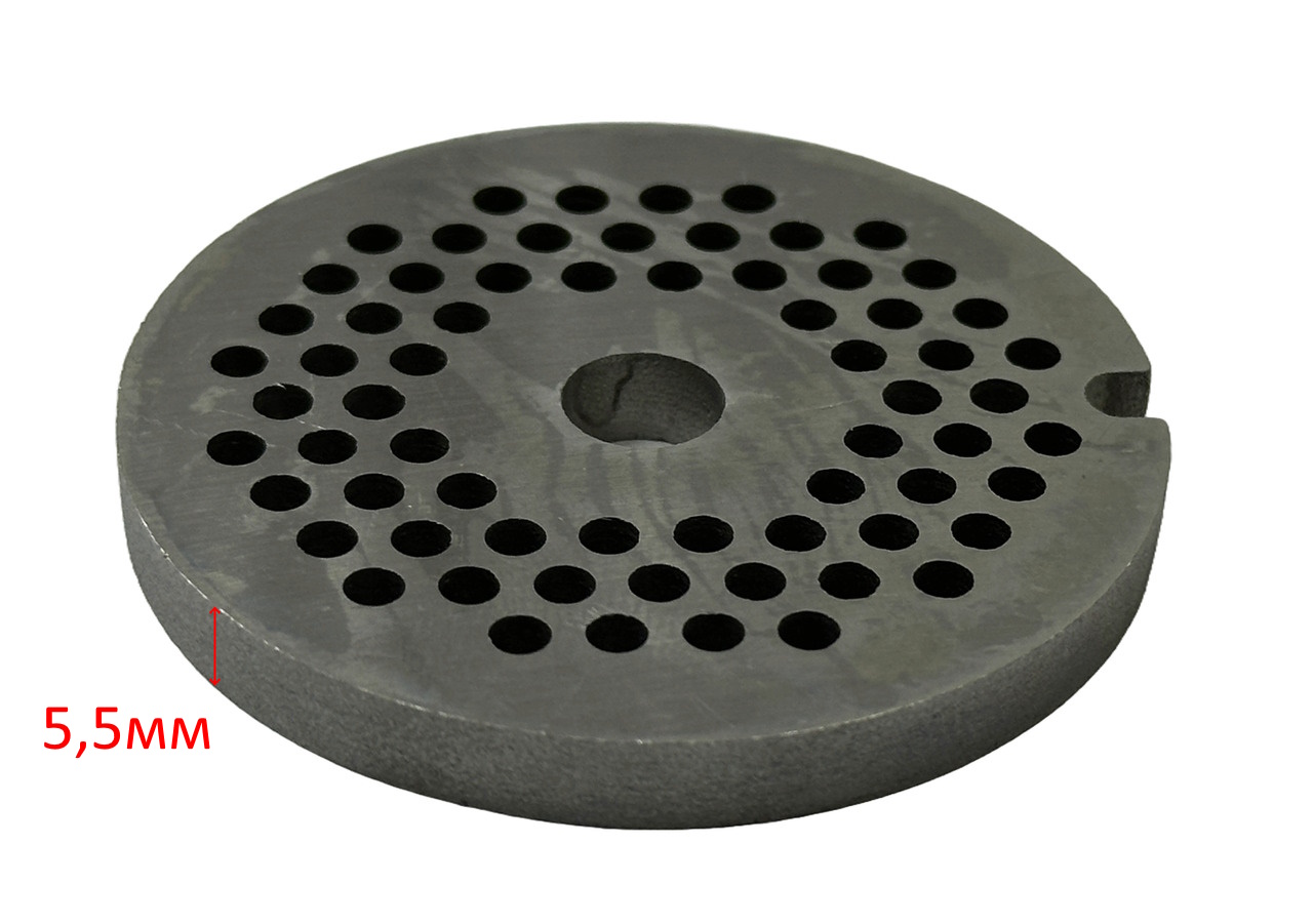 Нож-решетка мясорубки Bosch, Braun мелкая №1 D53/3мм BR006