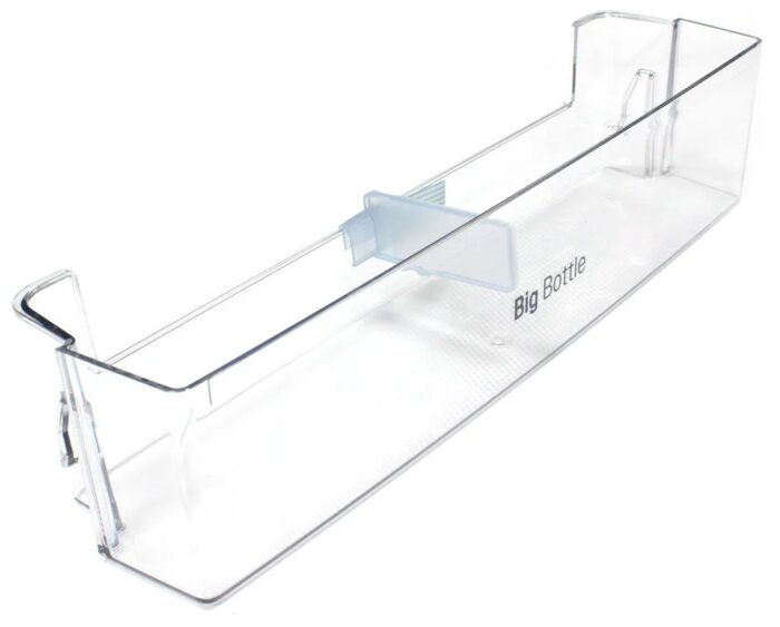 Полка балкон двери (нижний) холодильника LG 493х110х125мм (прозрачный) AAP73172103, оригинал