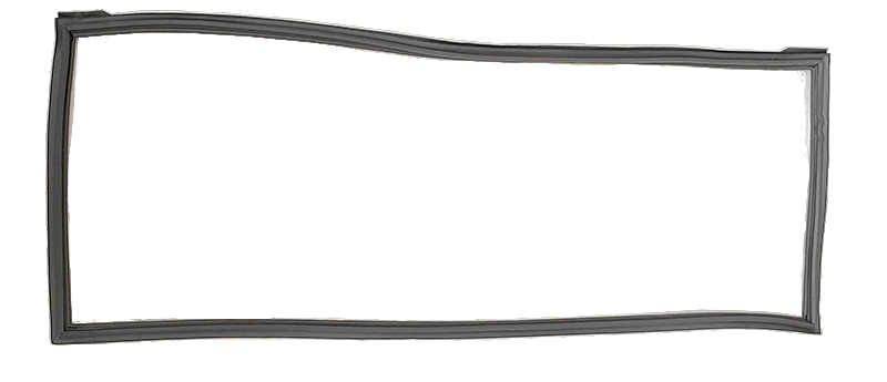 Уплотнитель холодильного отделения холодильника Haier 1250х400мм (серый) 0060829116F, оригинал