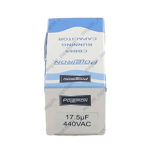 Конденсатор пусковой 17,5 мкф 440-450V (круглый,металлический)