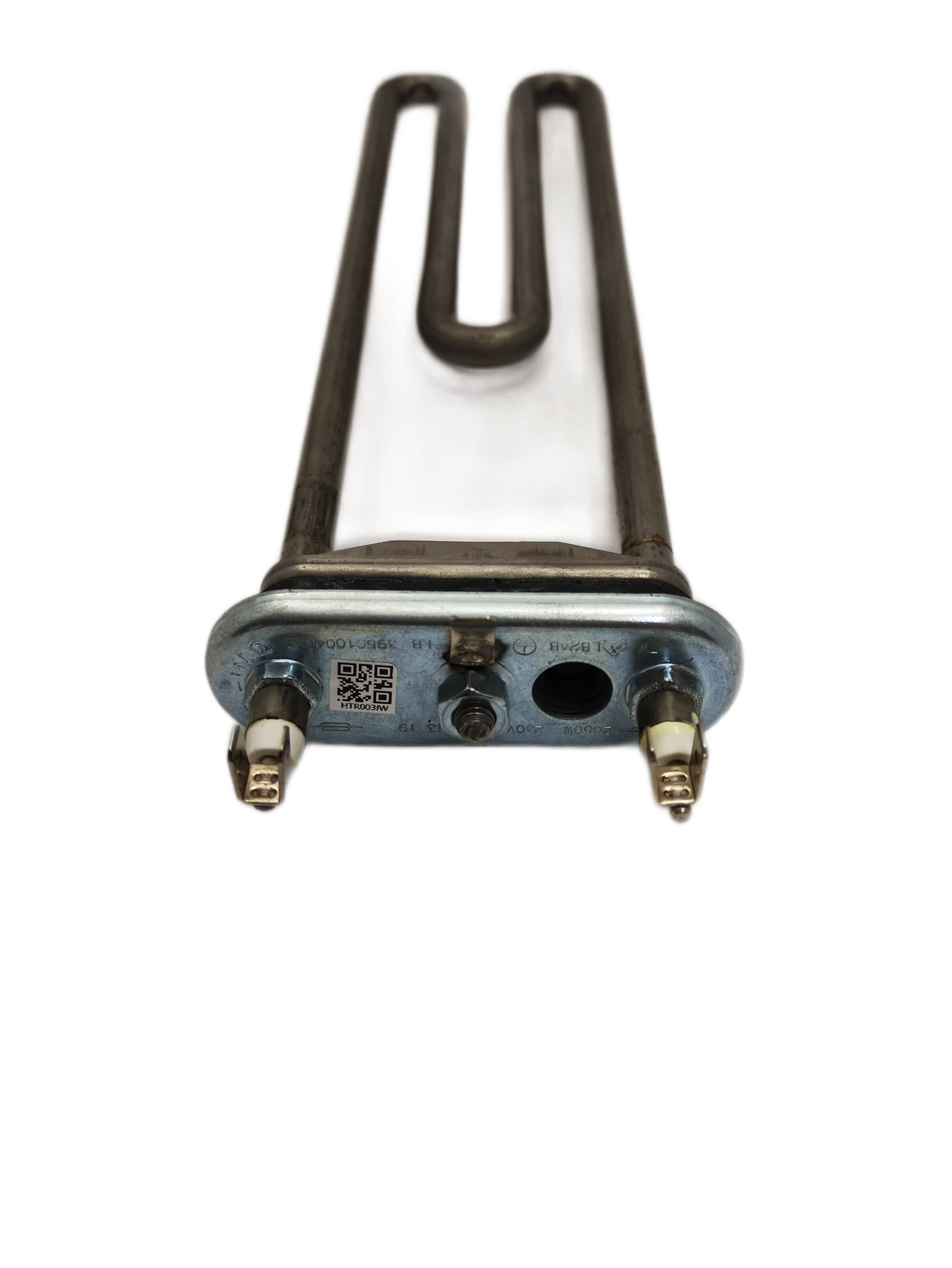 ТЭН стиральной машины 2050W L250мм прямой с отверстием Whirlpool HTR003IW