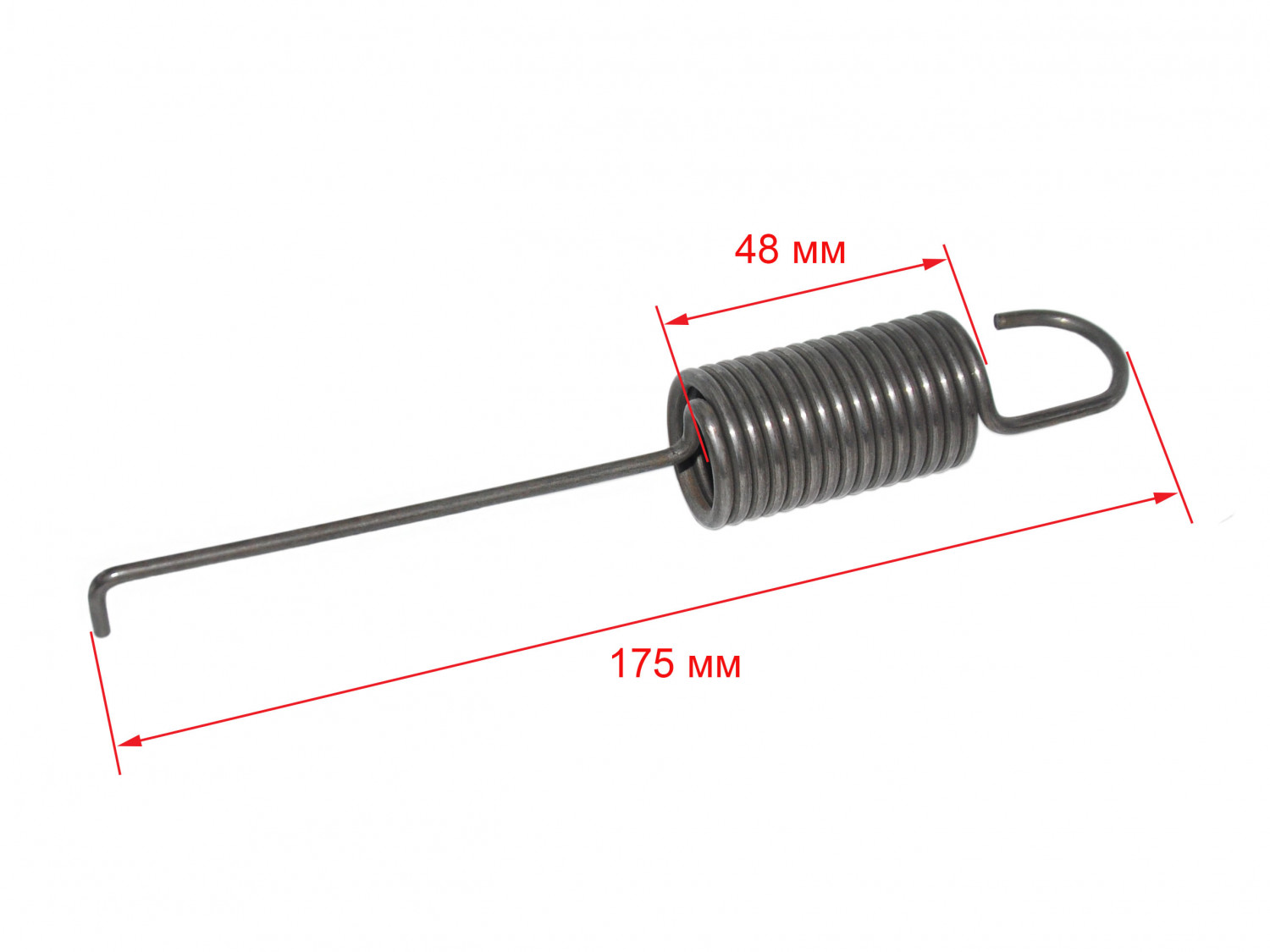 Пружина подвески бака стиральной машины Samsung L175*48 мм 15/16 витков DC61-00441A, на бак 3,5кг