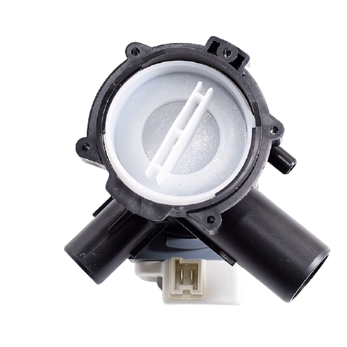 Насос сливной в сборе с улиткой стиральной машины Bosch Maxx, Hanyu 30W, фишка вперед/назад 00142370