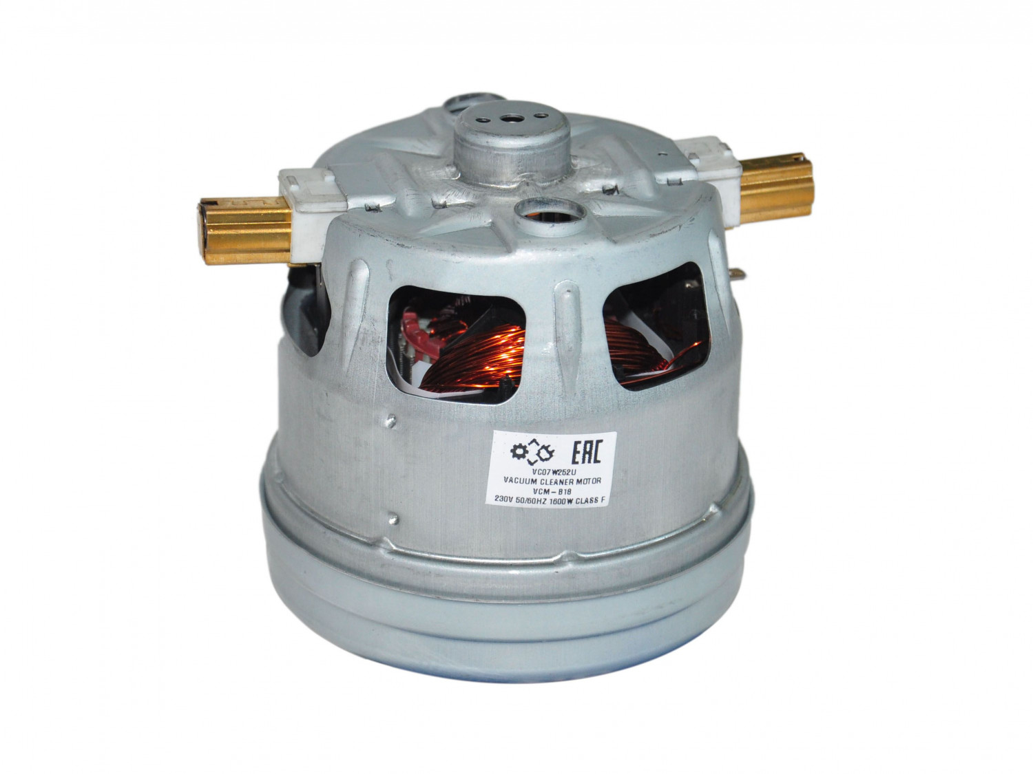 Двигатель пылесоса 1600W H113/28мм D100/95мм (выступ d45мм) Bosch, Siemens, Zelmer