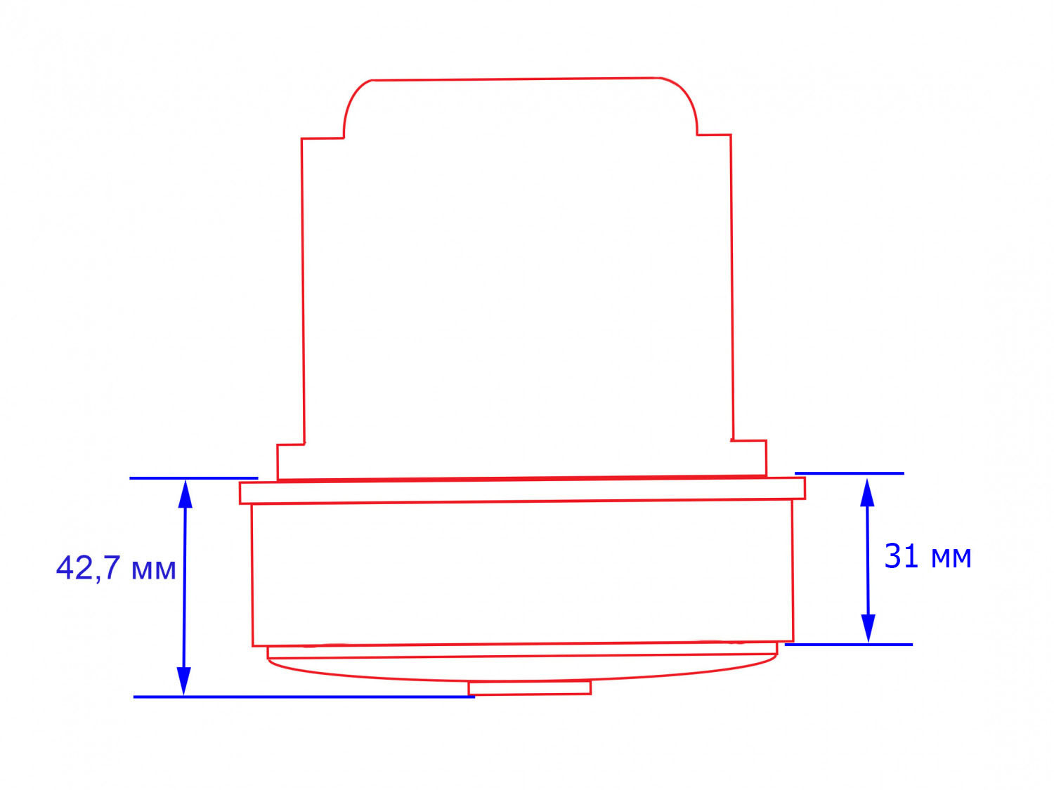 Двигатель пылесоса 1600W H113/40 D120/92 HX70XL Philips, Domel 463.3.420, analog