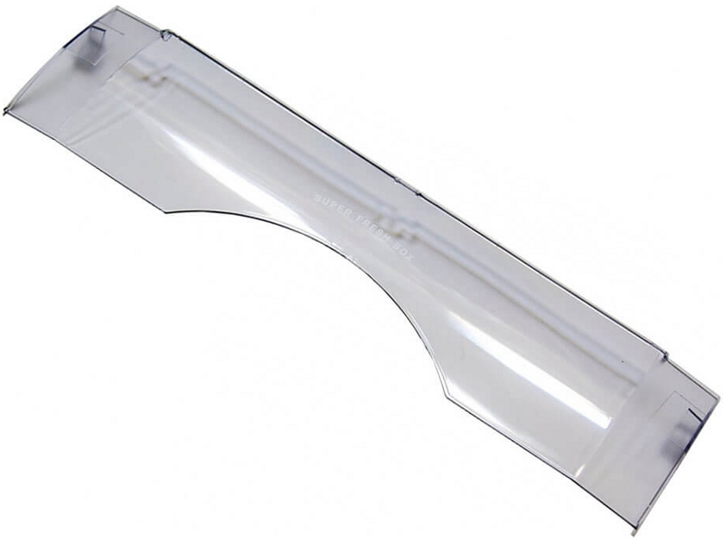 Панель (щиток) ящика холодильника Атлант 580х135мм (прозрачная) 774142101300