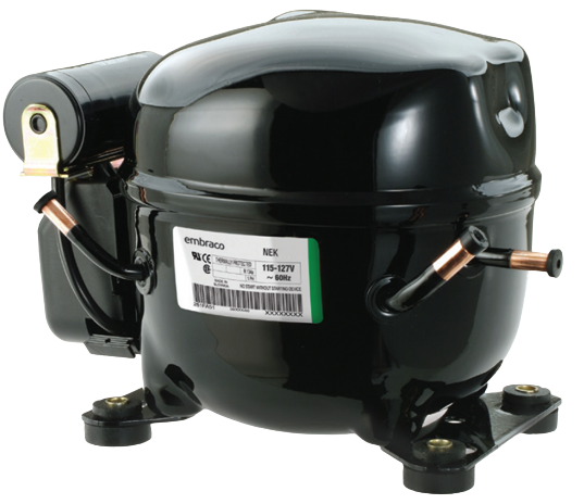 Главное фото товара Компрессор R404 Embraco Aspera NEU6210GK 674W/-15`C., 1304W/+7.2°С