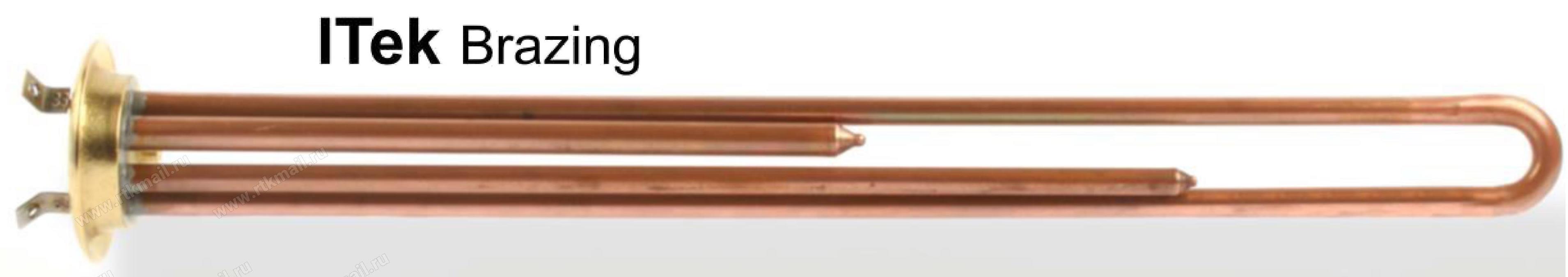 Главное фото товара ТЭН водонагревателя 2000W RF64 L420мм под винты медь М6