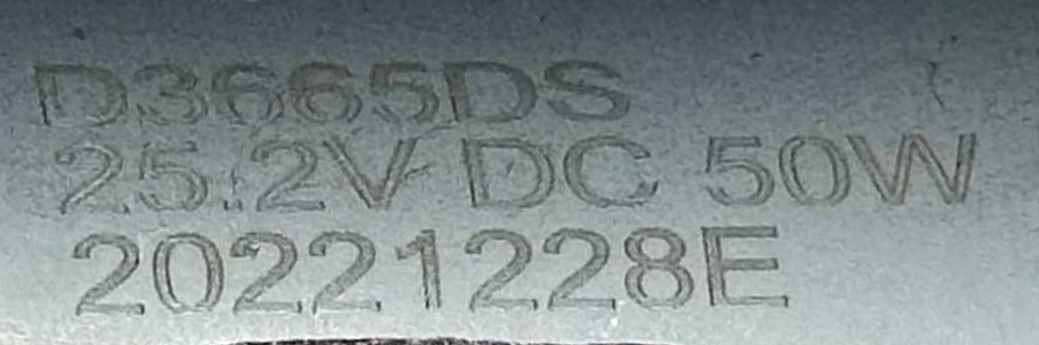 Мотор привода щетки D3665DS пылесоса Polaris PVCW 6070, DC25,2V 50W, оригинал