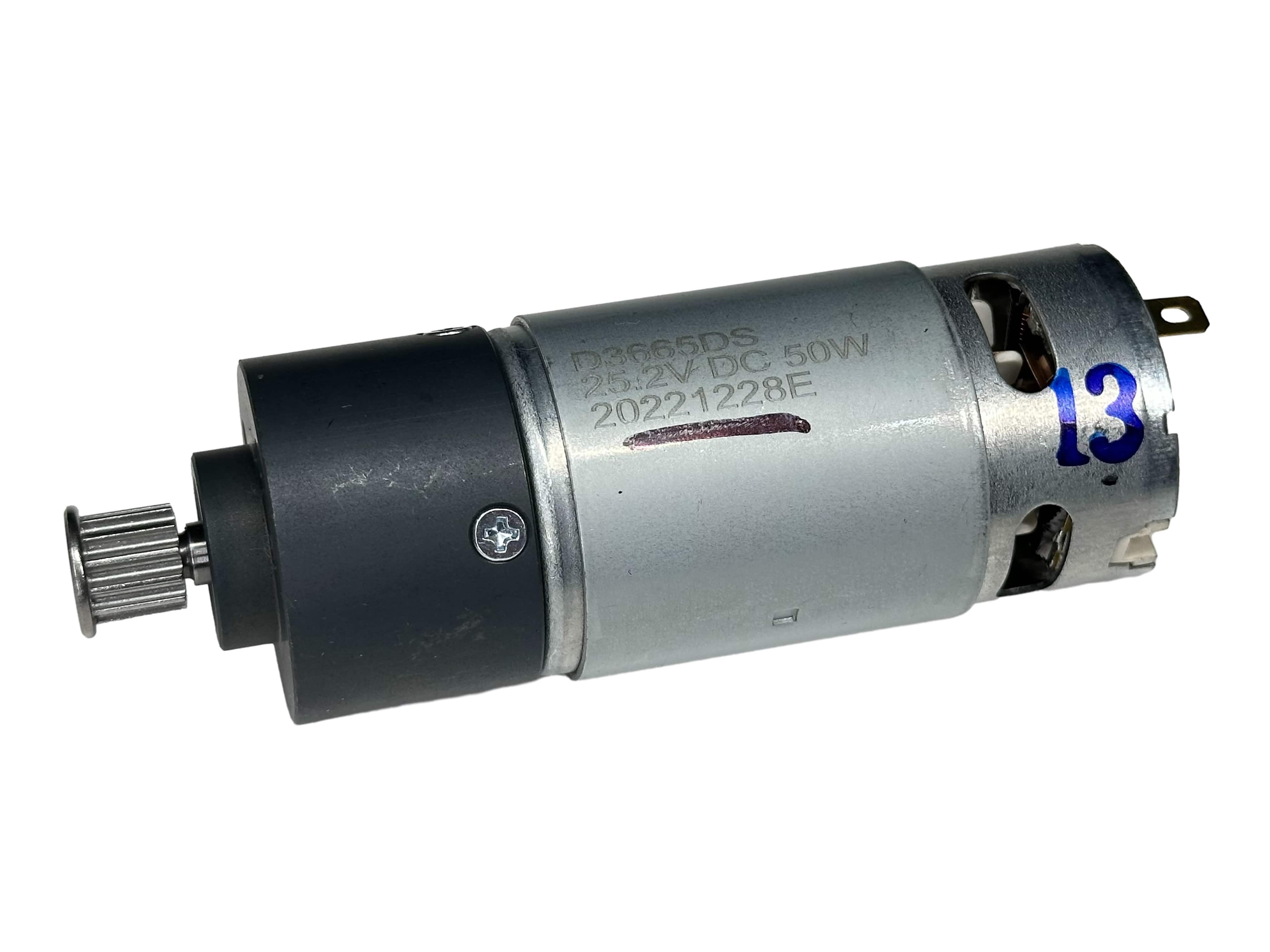 Главное фото товара Мотор привода щетки D3665DS пылесоса Polaris PVCW 6070, DC25,2V 50W, оригинал