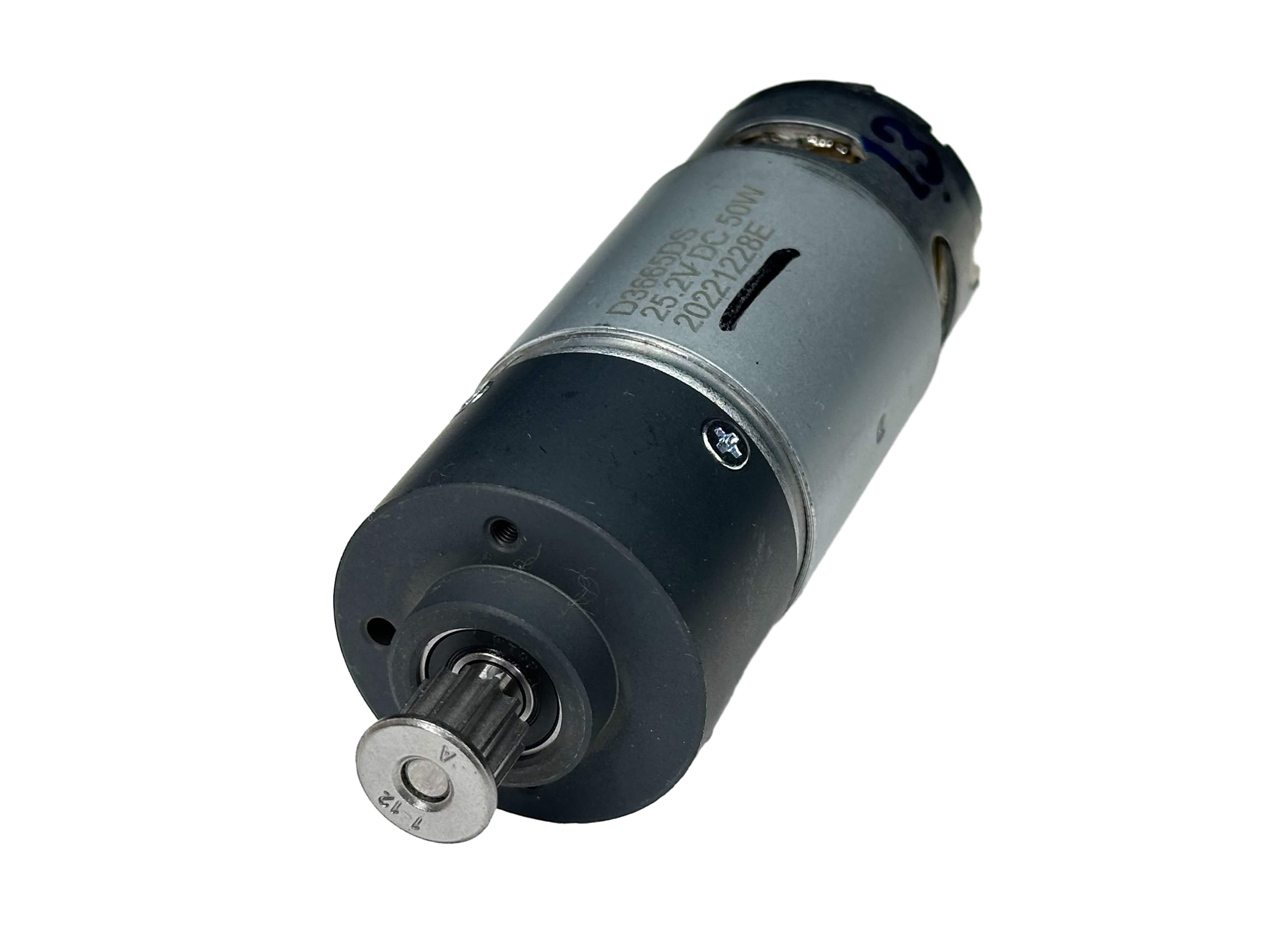 Мотор привода щетки D3665DS пылесоса Polaris PVCW 6070, DC25,2V 50W, оригинал
