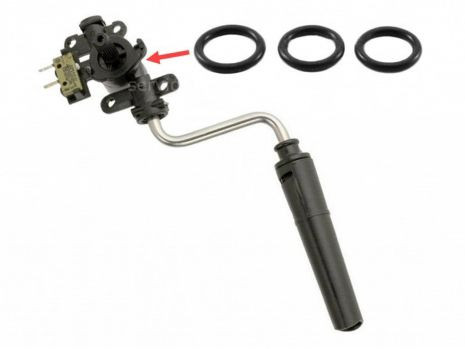 Ремкомплект крана пара кофемашины Delonghi  ESAM/EAM/EPDM, D19/14,1мм-1шт, d17,5/12,5мм -2шт