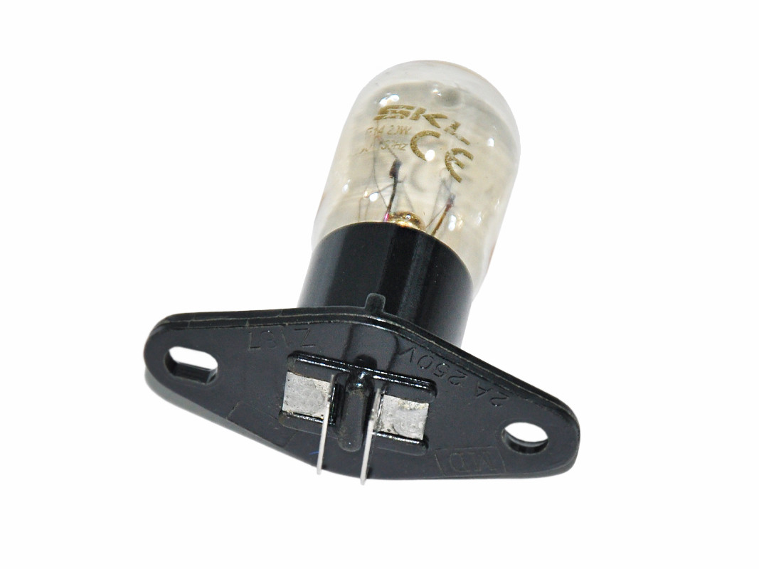 Лампочка СВЧ-печи 20W 230V 300°C контакт под углом 90°, 4713-001524, 6912W3B002D