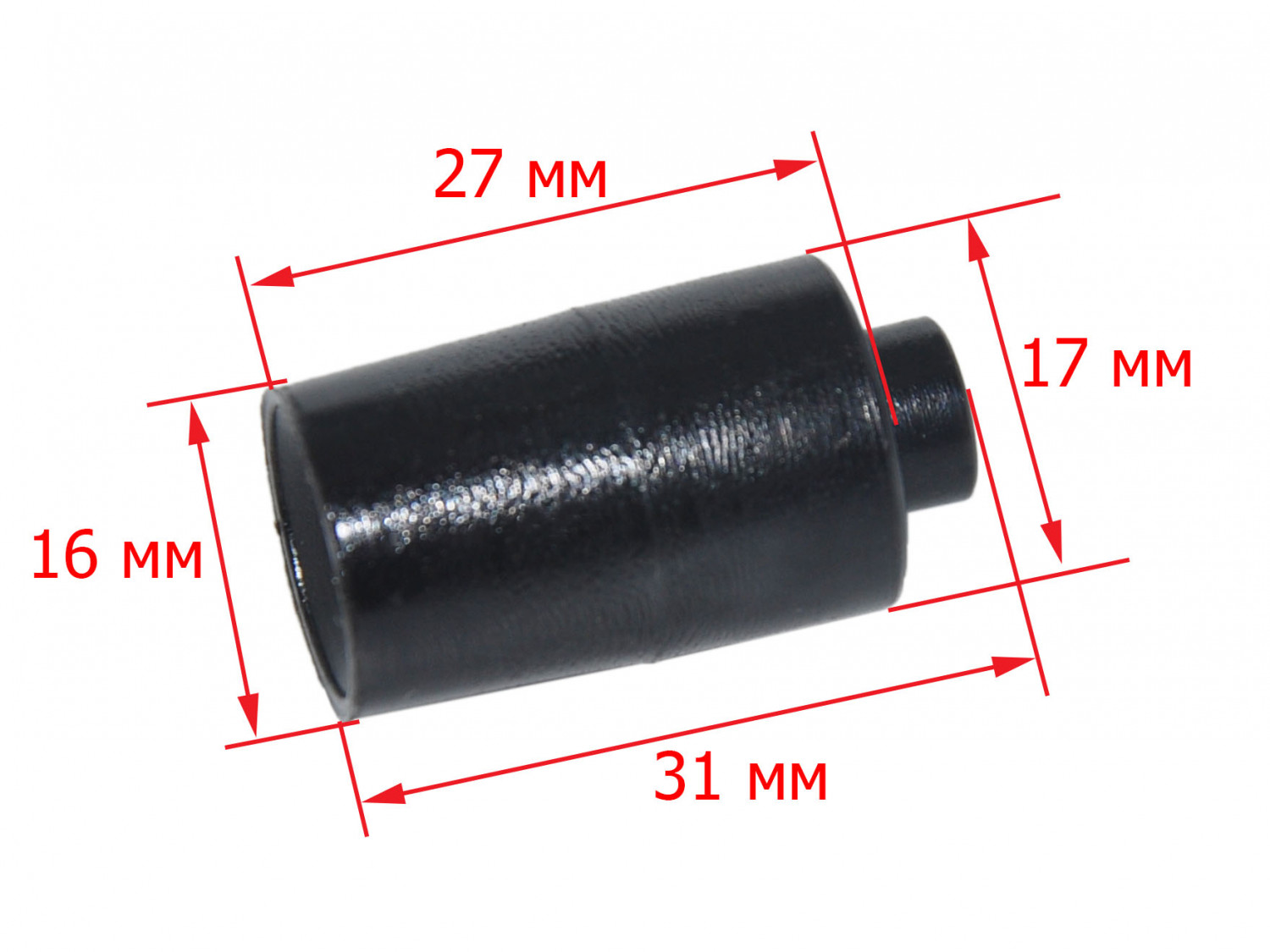 Втулка блендера Braun (D17мм, L31мм) type  4195, 4191...